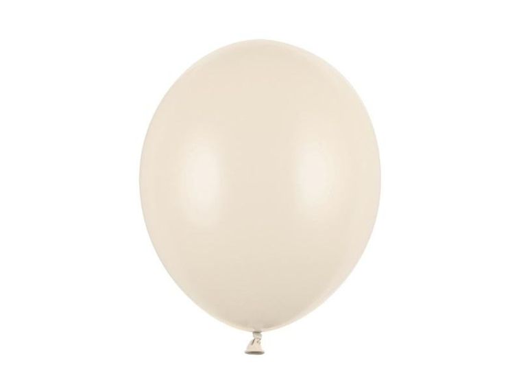 Partydeco, Strong, balony, alabastrowy, 30 cm, 50 szt.