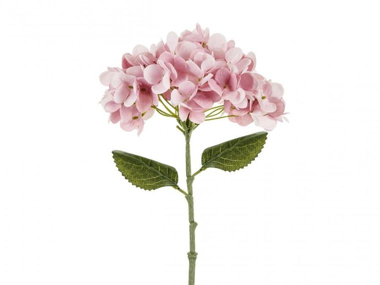 PartyDeco, sztuczny kwiat, hortensja, jasny róż, 35 cm, 1 szt.