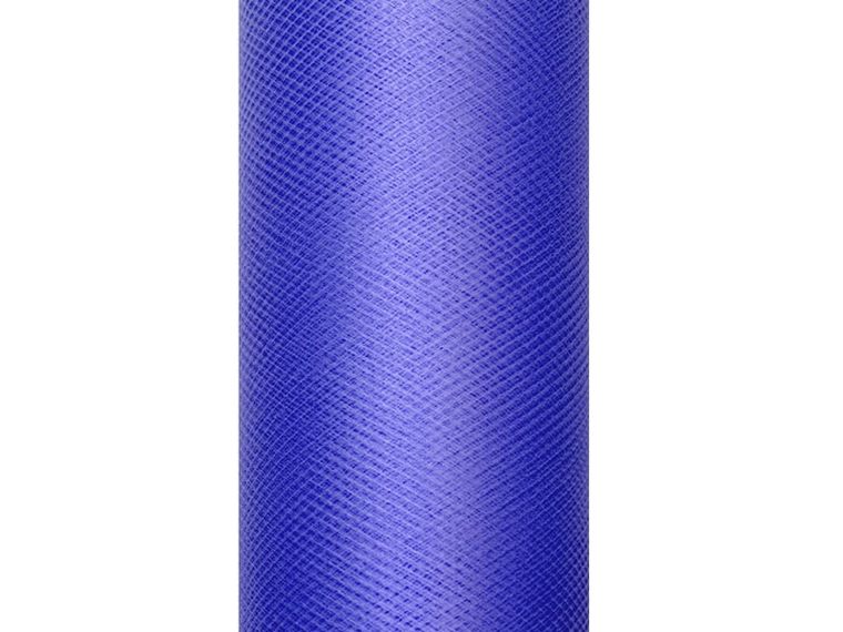 PartyDeco, tiul do dekoracji gładki, granatowy, 0,30-9 m