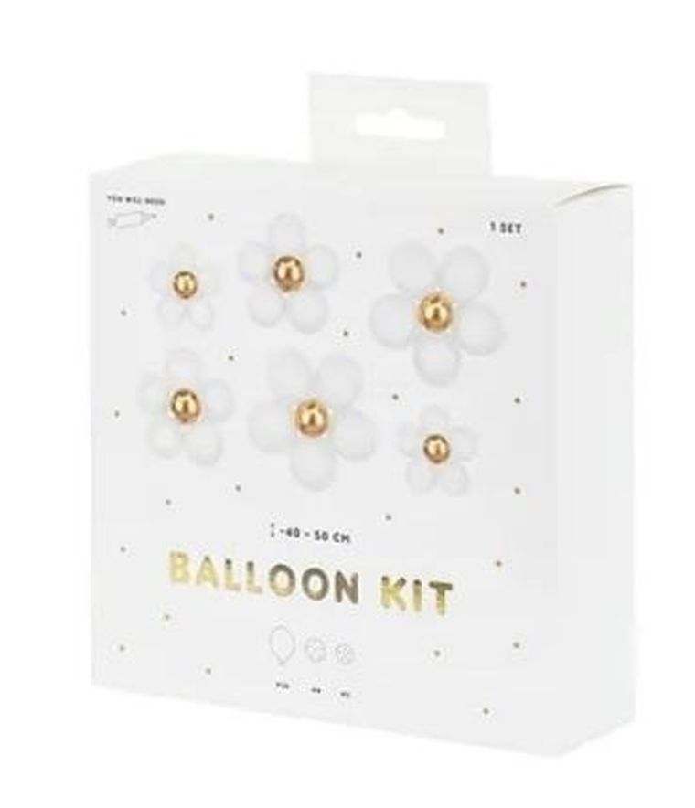 PartyDeco, zestaw balonów lateksowych, kwiaty, 40-50 cm