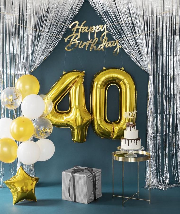 PartyPal, kurtyna dekoracyjna, srebrna, 100-250 cm