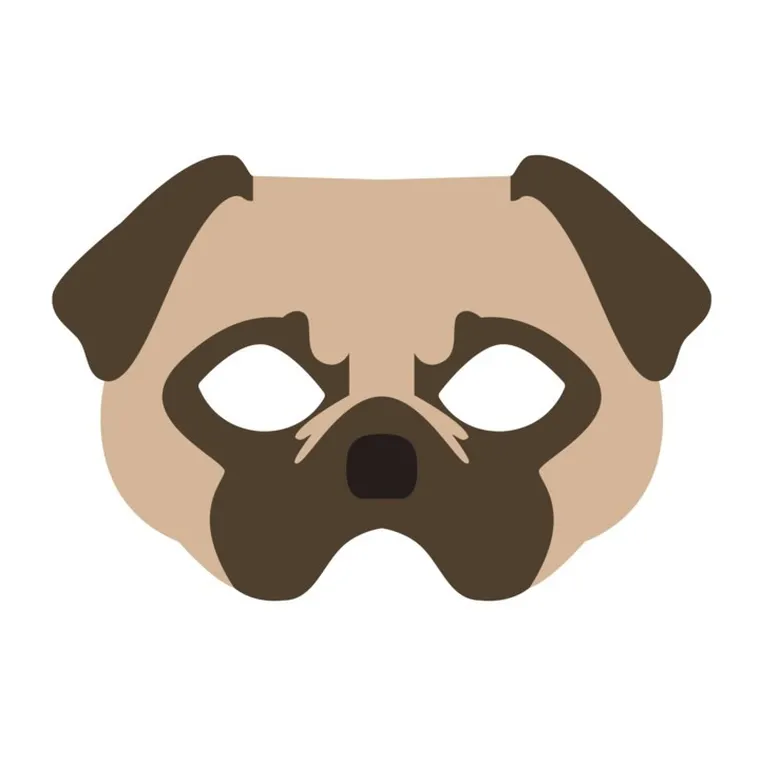 PartyPal, maska Piesek, filcowa