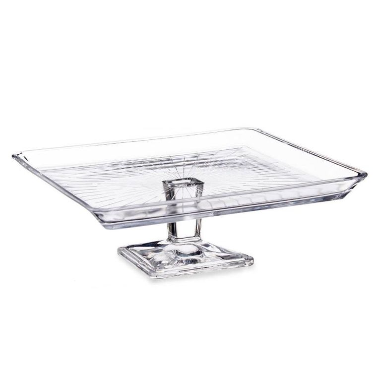 Pasabahce, patera na ciasto, Madlen, szklana