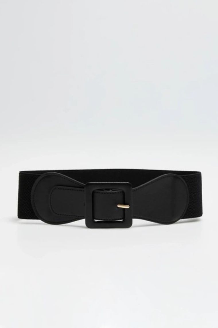 Pasek damski, czarny, Moodo