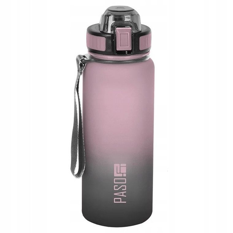 Paso, bidon, czarno-różowy, 850 ml