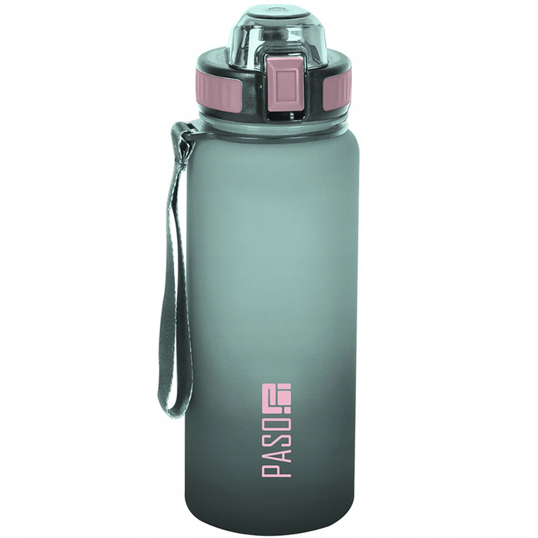 Paso, bidon, zielono-różowy, 850 ml