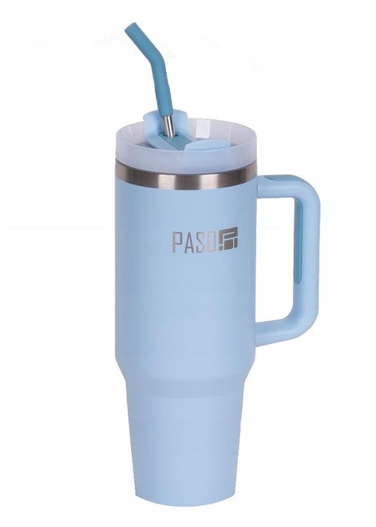 Paso, kubek ze stali nierdzewnej, niebieski, 1200 ml
