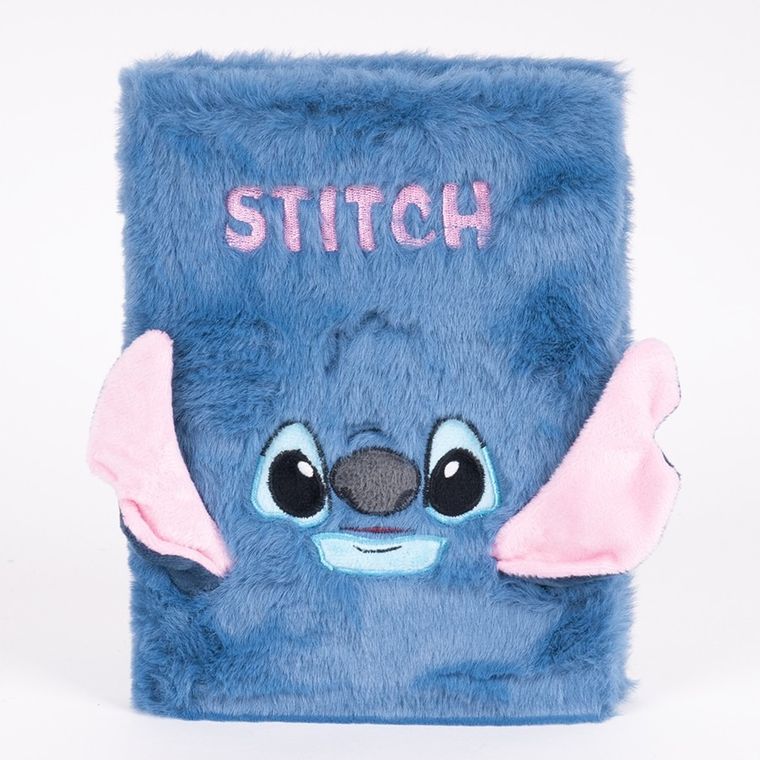 Paso, Lilo i Stitch, pamiętnik pluszowy, 96 kartek, linia, niebieski