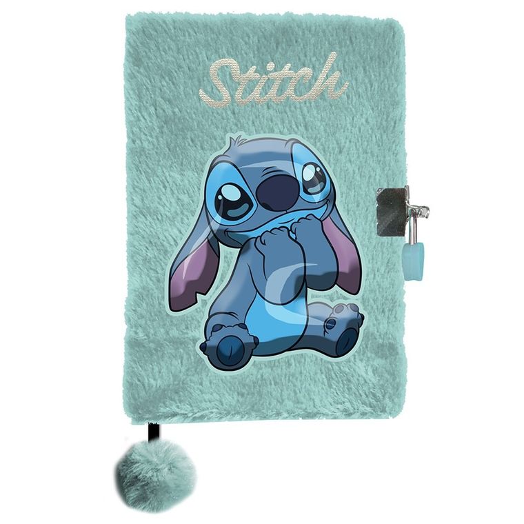 Paso, Lilo i Stitch, pamiętnik z kłódką, pluszowy, A5, 96 kartek, linia, Dreamer