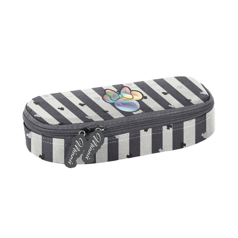 Paso, Myszka Minnie, piórnik owalny, Paski