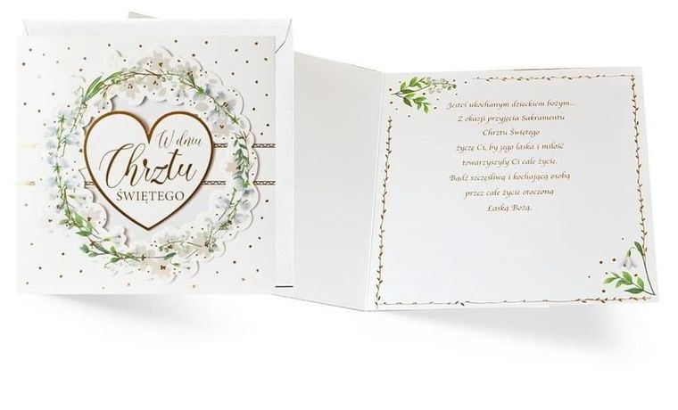 Passion Cards, karnet, Chrzest