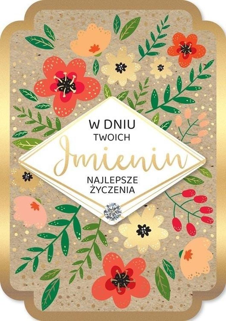 Passion Cards, karnet, Imieniny Kraft