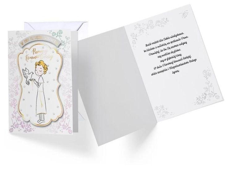 Passion Cards, karnet, Komunia