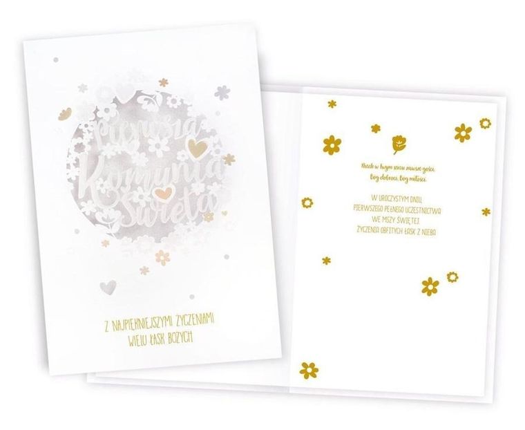 Passion Cards, karnet, Komunia