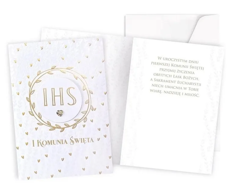 Passion Cards, karnet, Komunia