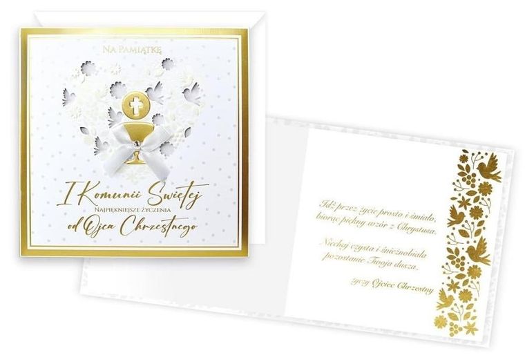 Passion Cards, karnet, Komunia