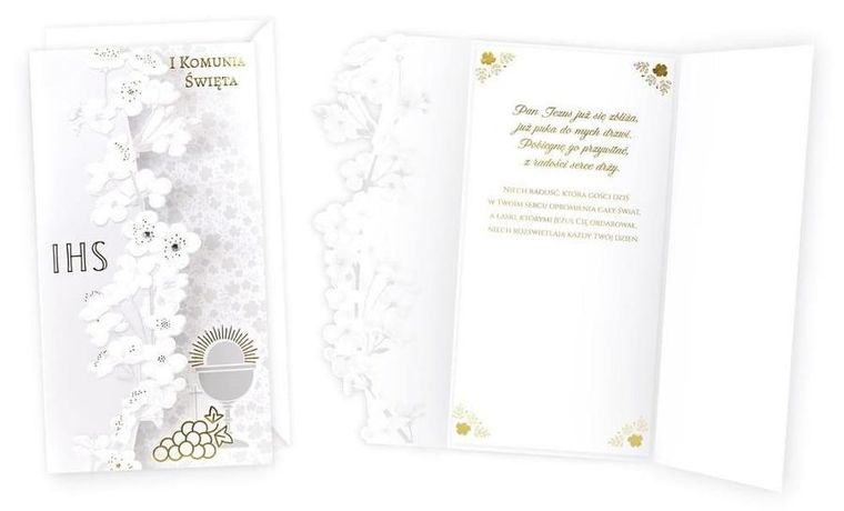 Passion Cards, karnet, Komunia