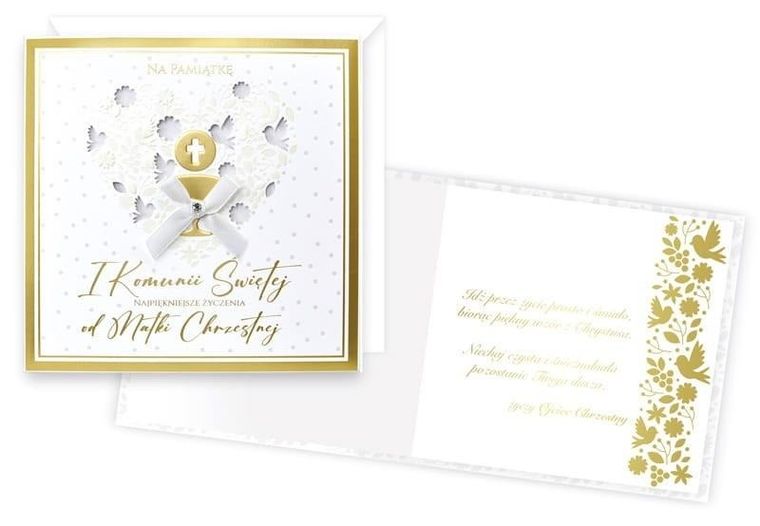 Passion Cards, karnet, Komunia