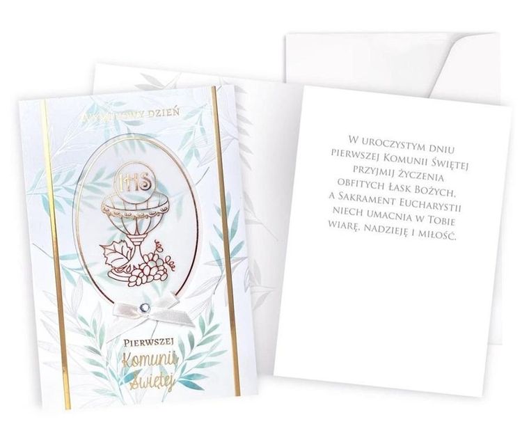 Passion Cards, karnet, Komunia