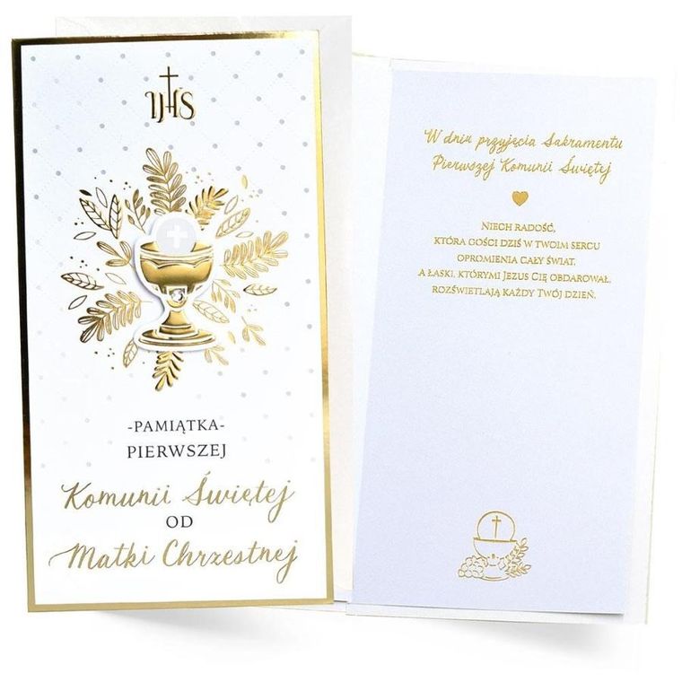 Passion Cards, karnet, Komunia