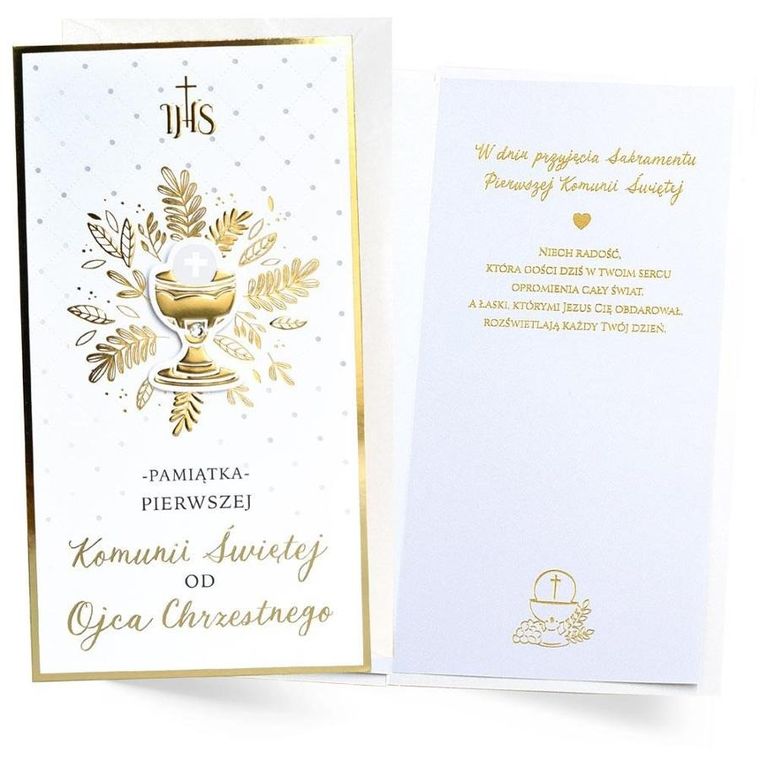 Passion Cards, karnet, Komunia