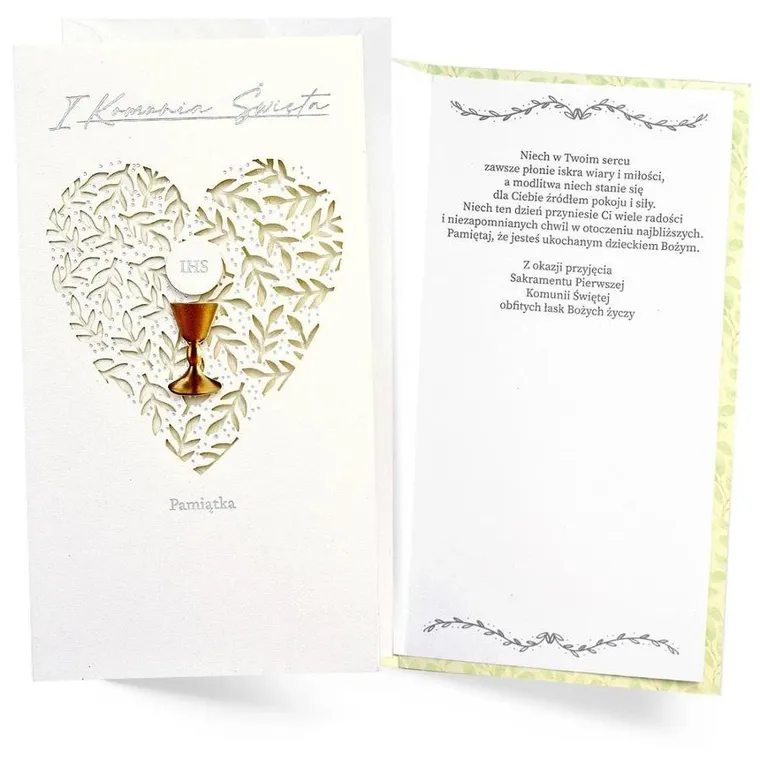 Passion Cards, karnet, Komunia