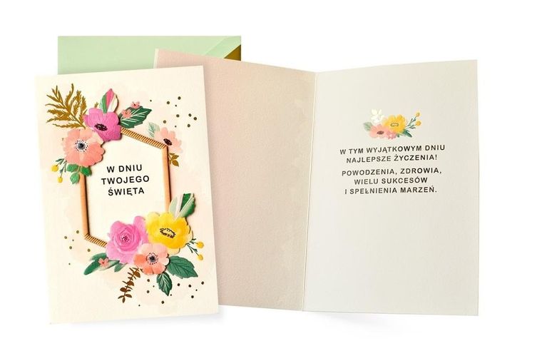 Passion Cards, karnet, Kwiaty