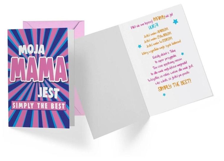 Passion Cards, karnet, Mama/Tata
