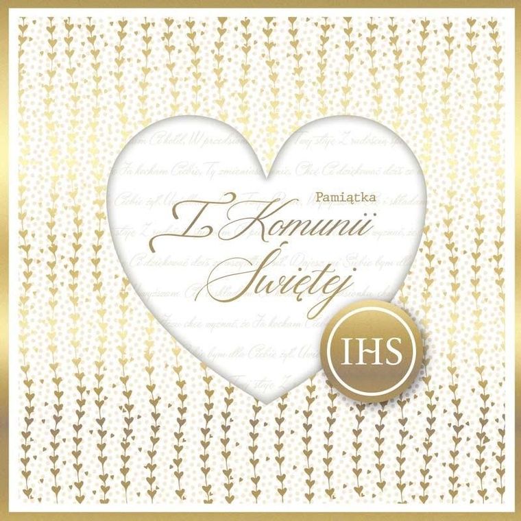 Passion Cards, karnet primus, Komunia