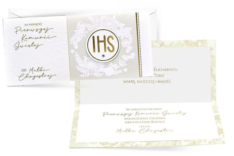 Passion Cards, karnet primus, Komunia