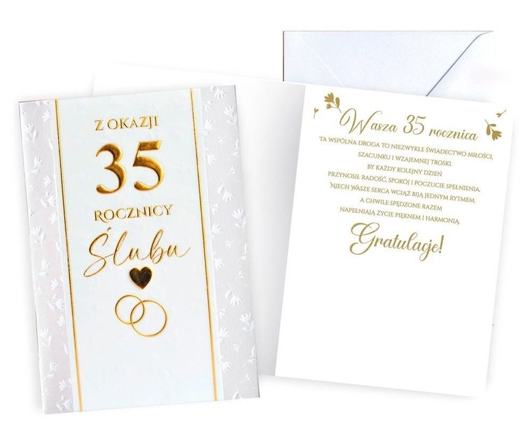 Passion Cards, karnet, Rocznica Ślubu 35