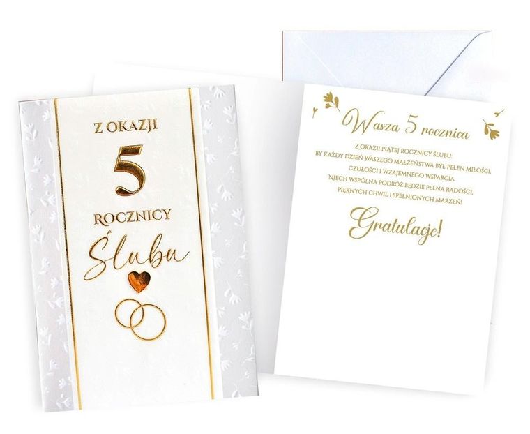 Passion Cards, karnet, Rocznica Ślubu 5