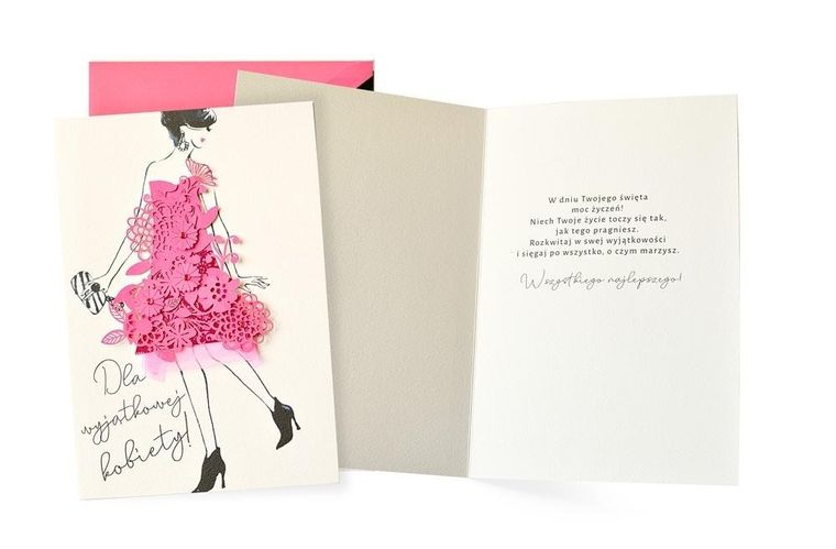 Passion Cards, karnet, Sukienka