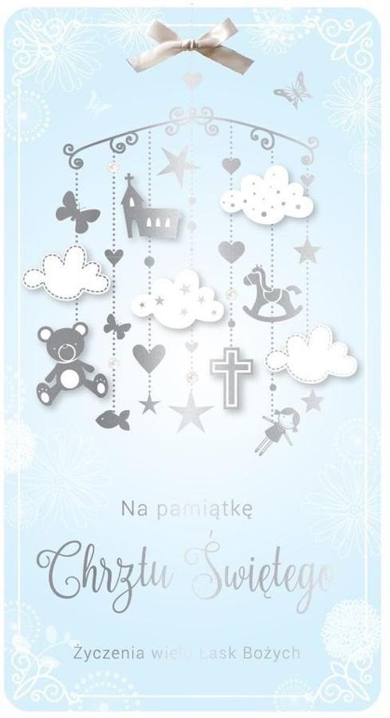 Passion Cards, karnet z kopertą, Chrzest, 110-210 mm