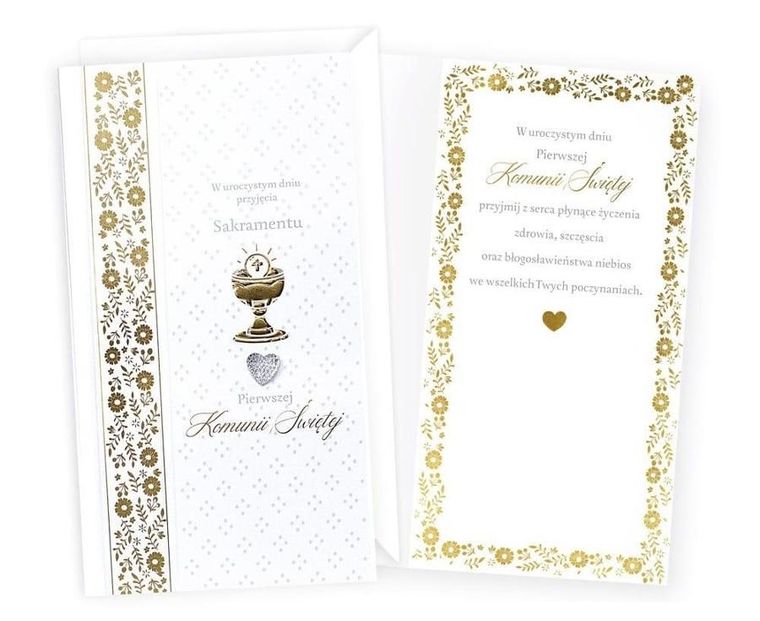 Passion Cards, kartka, Komunia