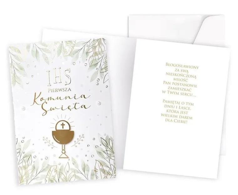 Passion Cards, kartka, Komunia