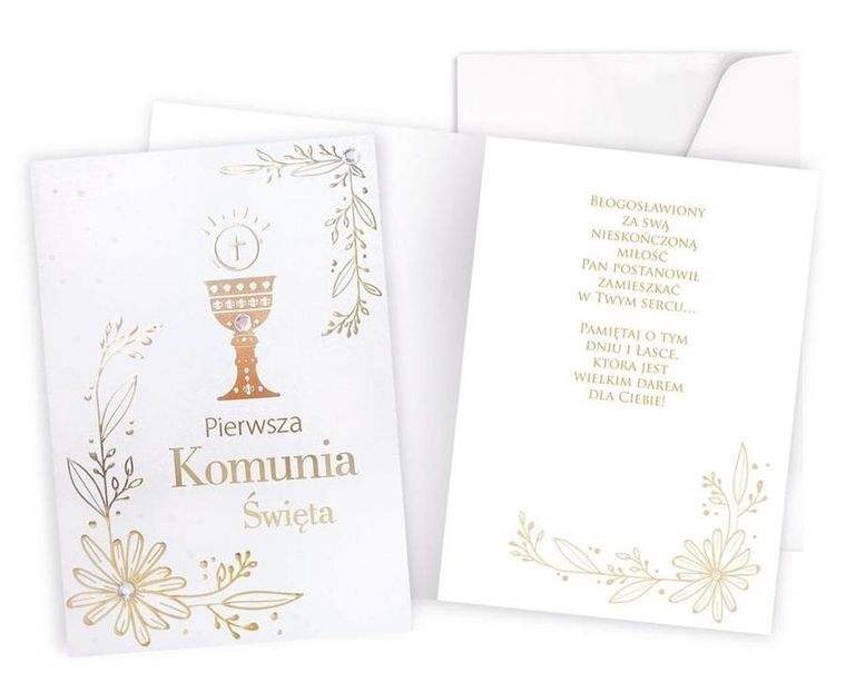 Passion Cards, kartka, Komunia