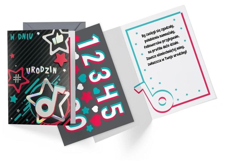 Passion Cards, kartka, urodziny dziecięce, wymienne cyferki