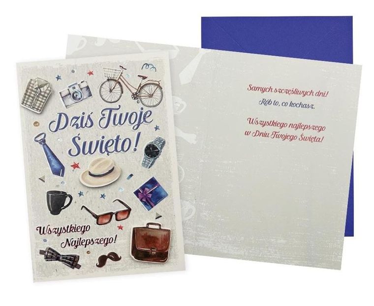 Passion Cards, kartka, Wszystkiego Najlepszego, męskie