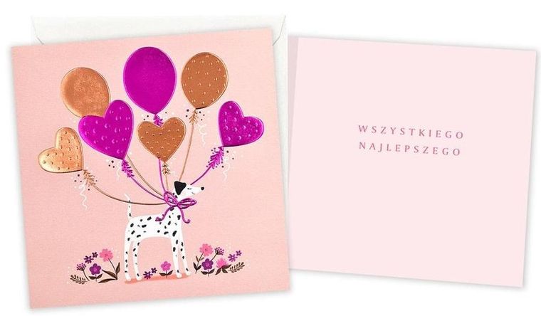 Passion Cards, kartka, Wszystkiego Najlepszego, pies
