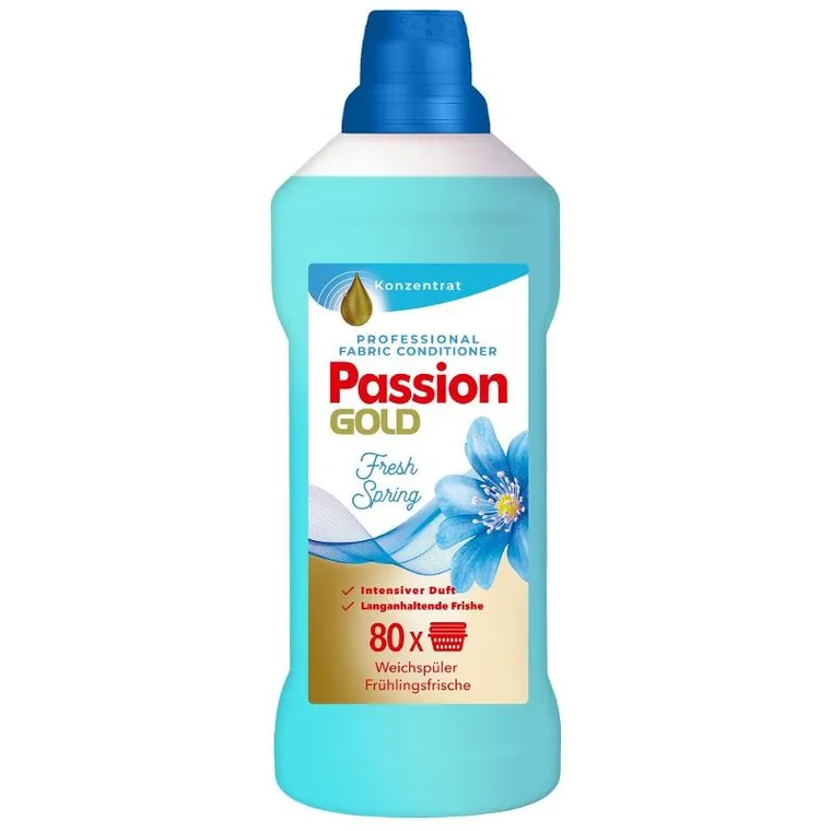 Passion Gold, płyn do płukania, fresh spring, 2 l