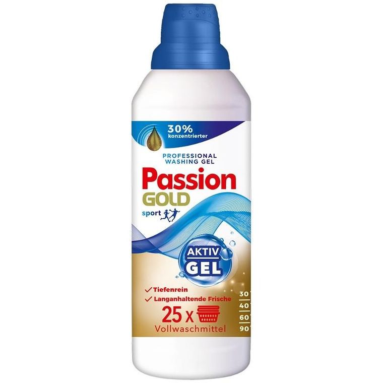 Passion Gold, Professional, żel do prania sport, 1000 ml