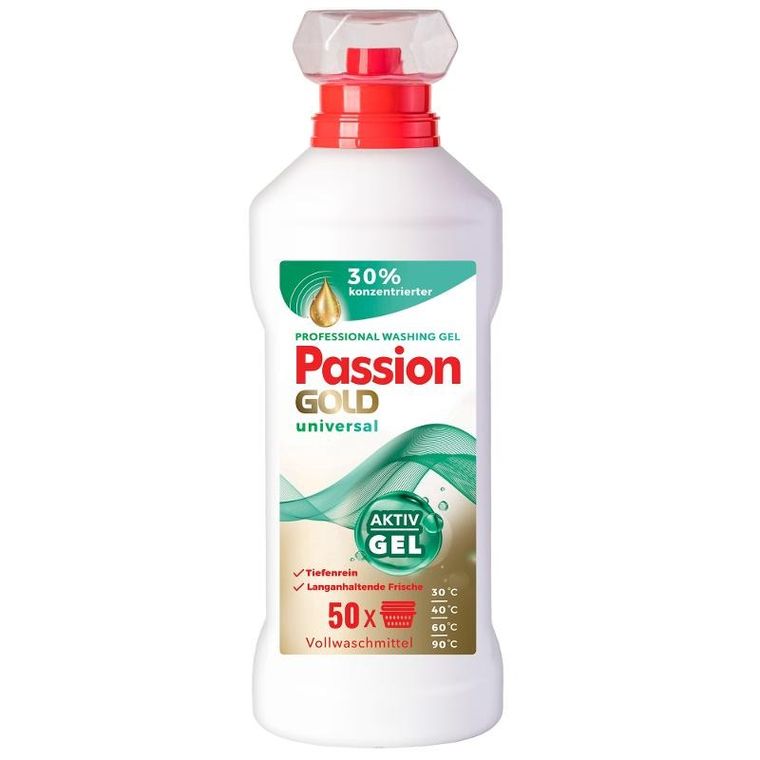 Passion Gold, Professional, żel do prania ubrań uniwersalny, 2 l