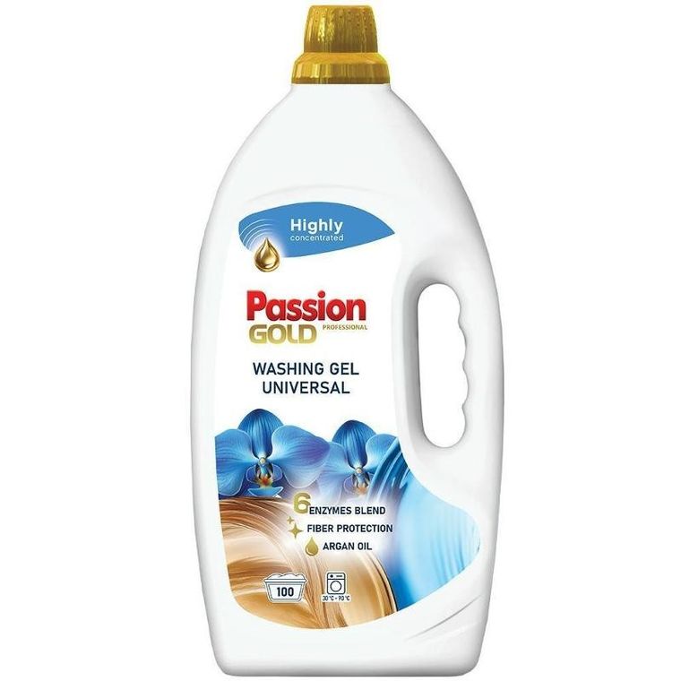 Passion Gold, Professional, żel do prania uniwersalny, 4l