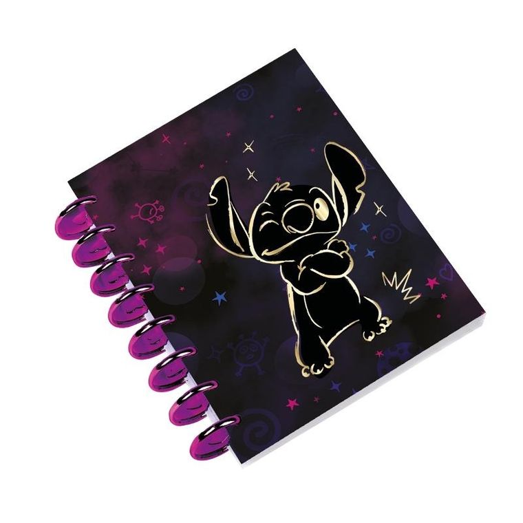 Patio, Gold Stitch, kołobrulion, A5, big ring, 100 kartek