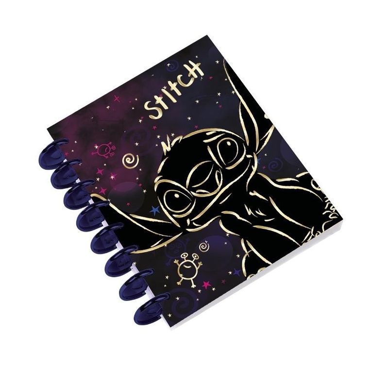 Patio, Gold Stitch, kołobrulion, A5, big ring, 100 kartek