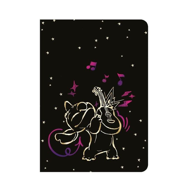 Patio, Gold Stitch, zeszyt, A5, 60 kartek, linia