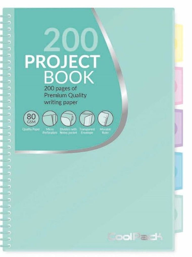 Patio, kołobrulion, A4, pastel mięta, 1 szt.