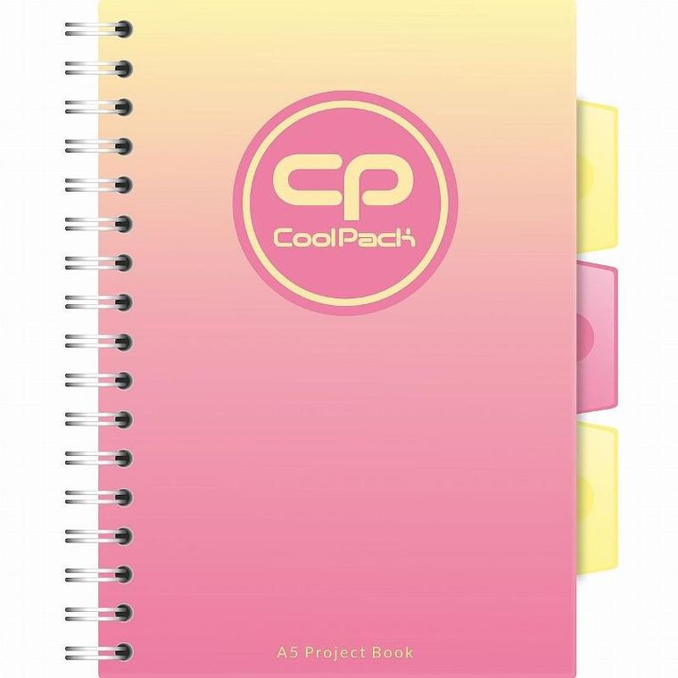 Patio, kołobrulion, A5, gradient peach, 1 szt.