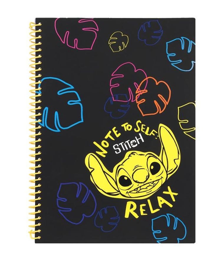 Patio, Lilo i Stitch, kołobrulion A4, 100 kartek, wzór 1, 1 szt.